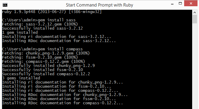 Start Command Prompt with Ruby