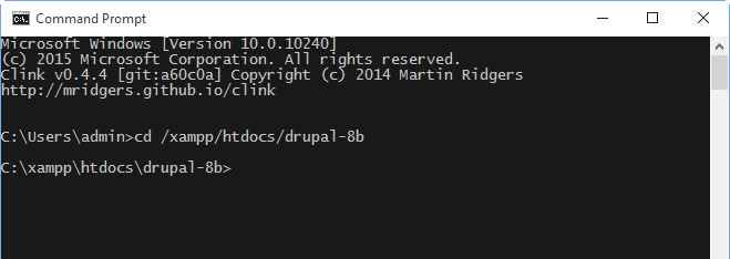 Command Prompt with Clink