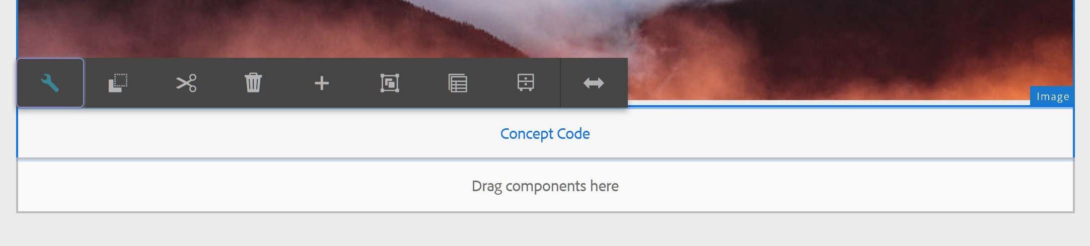 AEM Concept Code component parsys unconfigured